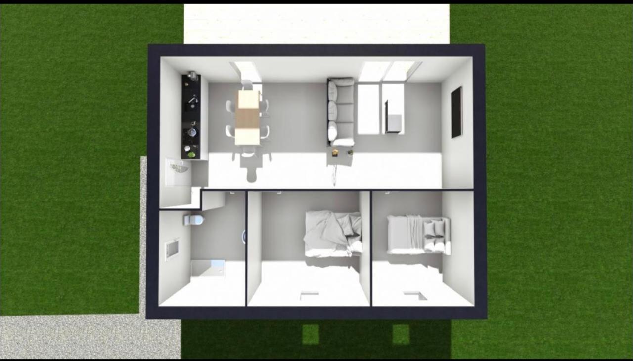 Maison Individuelle Neuve Plein Pied Avec Terrasse Et Jardin Clos 10Minutes A Pied De La Plage Quiberville Eksteriør bilde